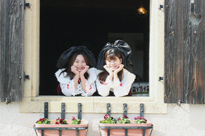 アルザスの衣装を着た人